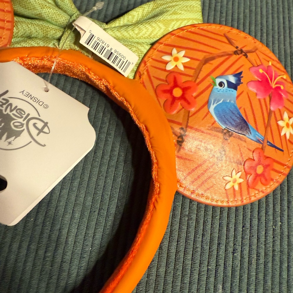 Enchanted Tiki Room: Enchanted  Parrot Themed Headband with Bow - Picture 6 of 8